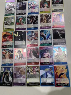 One piece cards bulk mix of English and Japanese foils - Image 2
