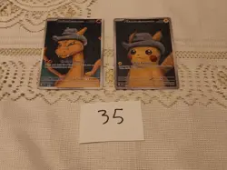 2 Van Gogh Pokemon Cards - Image 1