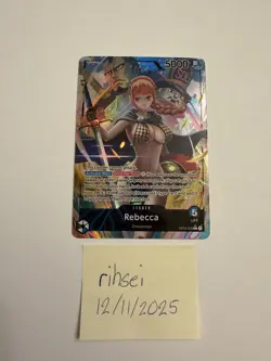 Rebecca Alt Art Card OP04-039 Leader Kingdoms Intrigue One Piece TCG - English - Image 1