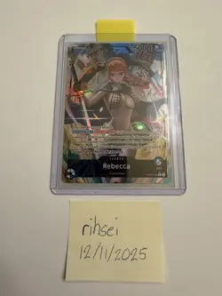 Rebecca Alt Art Card OP04-039 Leader Kingdoms Intrigue One Piece TCG - English - Image 5