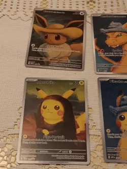 6 Starry Night Pokemon x Van Gogh Promo Card - Please Read description - Image 2