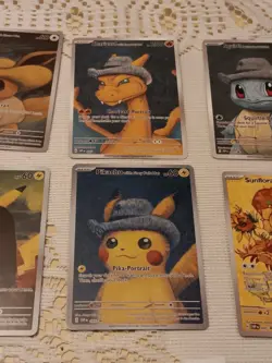 6 Starry Night Pokemon x Van Gogh Promo Card - Please Read description - Image 3