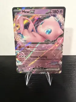 Pokemon Mew EX TCG Scarlet & Violet Holo Double Rare Card 151/165 LP - Image 1