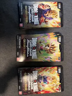 Dragon Ball Super Card Game Fusion World Saiyans Pride Lot Of 9 Sealed Packs - Image 1