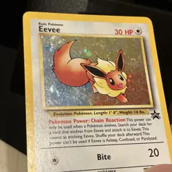 Pokemon Card - Eevee Promo WoTC Black Star Promo 11 MP - Image 4