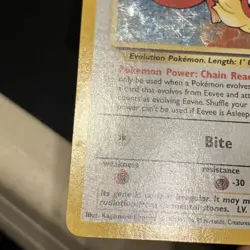 Pokemon Card - Eevee Promo WoTC Black Star Promo 11 MP - Image 5