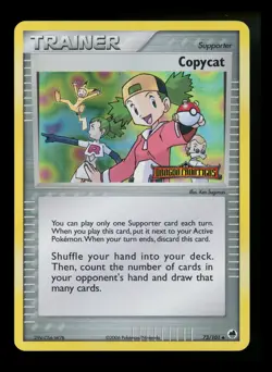 #2 Copycat 73/101 EX Dragon Frontiers 2006 Reverse Holo Pokemon Card TCG - Image 1