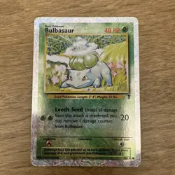 Bulbasaur 68/110 Pokemon Legendary Collection Reverse Holo Rare Card - Image 1