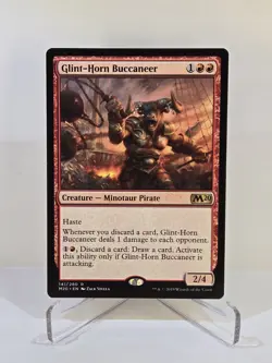 Magic The Gathering - Core Set 2020 - Glint-Horn Buccaneer - Image 1
