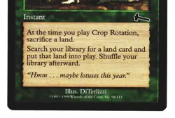 Magic The Gathering MTG - Urza's Legacy ULG 1999 - #98 Crop Rotation LP x3 LOT2 - Image 4