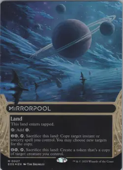MTG (FOIL) Mirrorpool (0027) (Borderless) M Edge of Eternities: Stellar Sights 2 - Image 1