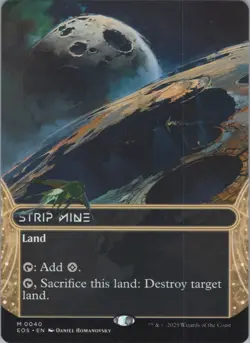 MTG (Regular) Strip Mine () (Borderless) M Edge of Eternities: Stellar Sights 40 - Image 1