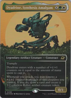 MTG (FOIL) Dyadrine, Synthesis Amalgam (Borderless) R Edge of Eternities 298 NM - Image 1