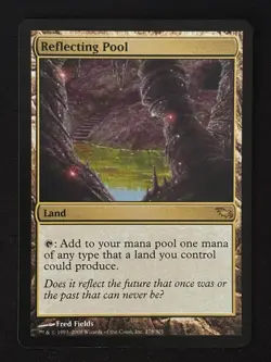 1x MTG Reflecting Pool (Foil) - Shadowmoor (SHM) #278 - Magic the Gathering - Image 1