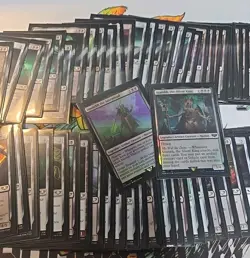 MTG Warhammer 40k Necron Dynasties Commander Deck. Deck Box Sleeved W. Tokens - Image 3