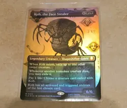 Koh The Face Stealer Borderless FOIL Avatar MTG MINT - Image 1