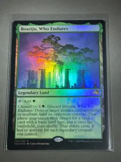 MTG - Boseiju Who Endures - FOIL - Kamigawa: Neon Dynasty #266 - Image 1
