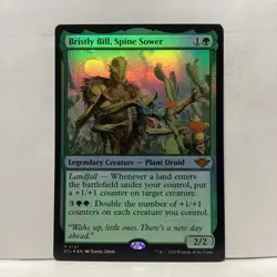 MTG Bristly Bill, Spine Sower Magic: The Gathering OTJ Foil Mythic #0157 - Image 1