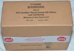 6x Zendikar Rising Gift Edition Bundle Magic MTG English - Factory Sealed Case - Image 1