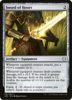 1 x Sword of Hours - Adventures in the Forgotten Realms Commander - LP - MTG - Image 1