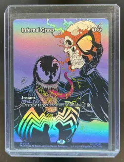 2025 Magic MTG Marvel Universe Eternal-Legal Infernal Grasp Rare #0018 - Image 1