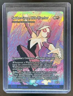 2025 Magic MTG Eternal-Legal Spider-Gwen Web-Warrior Najeela Blade-Blossom #0024 - Image 1