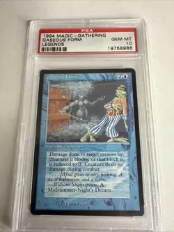 1994 Magic The Gathering Gaseous Form Legends PSA 10 - Image 1
