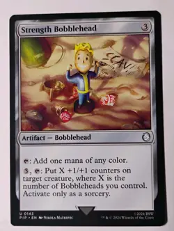 Strength Bobblehead MTG, Universes Beyond: Fallout, NM - Image 1
