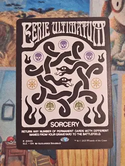 MTG Eerie Ultimatum (0005) *Non-Foil* Secret Lair: Encyclopedia MT/NM Free Ship - Image 1