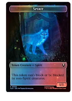 Copy Token (0001) // Spirit Token (0003) Foil Avatar MTG - Image 2