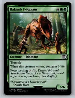 Magic: The Gathering - Final Fantasy #173 Balamb T-Rexaur - Image 1