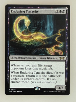 Magic the Gathering: Enduring Tenacity Duskmourn: House of Horror Regular NM - Image 1