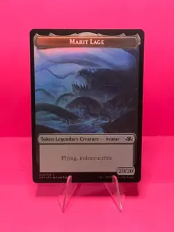 MTG Marit Lage Token 004 - DMR Dominaria Remastered Foil NM - Image 1