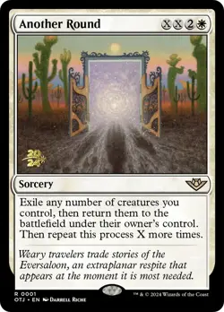 MTG Another Round [Outlaws of Thunder Junction Prerelease Promos] Foil Near Mint - Image 1
