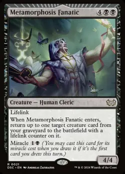 [1x] Metamorphosis Fanatic Near Mint, English Duskmourn: House of Horror Command - Image 1