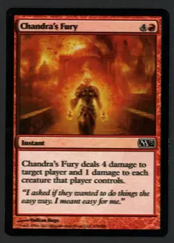 ***Chandra's Fury Double Print Misprint*** MTG Magic 2015 Magic Kid Icarus - Image 1
