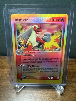 Blaziken 3/109 Reverse Holo Pokemon NM/LP Ruby & Sapphire - Image 1