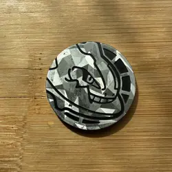 Steelix Mini Silver Plastic Coin Tcg Pokemon - Image 2