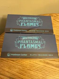 Pokemon Center Exclusive Phantasmal Flames Elite Trainer Box ETB New & Sealed - Image 2