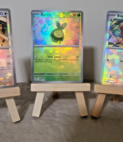 Pokemon Holo Master Ball 4 Lot - Budew, Buneary, Hippopotas & Dunsparce (LP) - Image 3