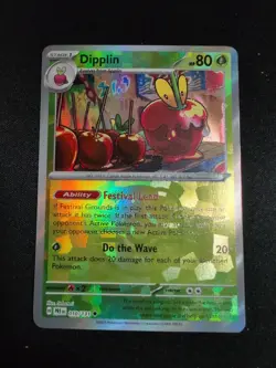 Pokemon SV: Prismatic Evolutions Dipplin (Master Ball Pattern) 010/131 NM - Image 1