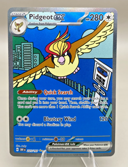 Pokemon - Pidgeot ex - 225/197 - SV03: Obsidian Flames (OBF) - Image 1