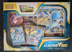POKEMON TCG GLACEON V STAR Special Collection Box NEW - Image 1