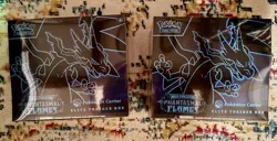Lot of Two (2) Phantasmal Flames Pokemon Center ETBs Elite Trainer Boxes Sealed! - Image 1
