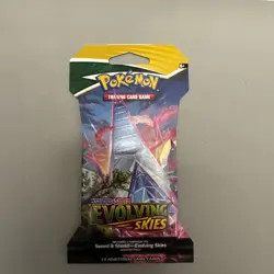 Pokemon TCG Evolving Skies Booster Pack Sleeved Brand New - Image 1