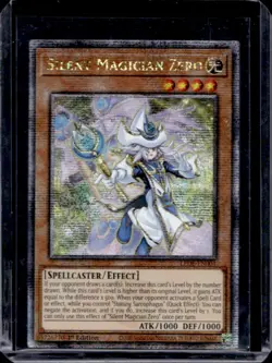 2024 Yu-Gi-Oh English 1st Edition Silent Magician Zero VAR #LEDE-EN003b - Image 1
