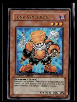 2010 YuGiOh Duelist Pack Collection Tin Ultra Rare Limited Edition Junk Synchron - Image 1