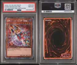 Yu-Gi-Oh! Dark Magician Girl RA03-EN123 Platinum Secret Rare PSA 8 💎🔥 - Image 3