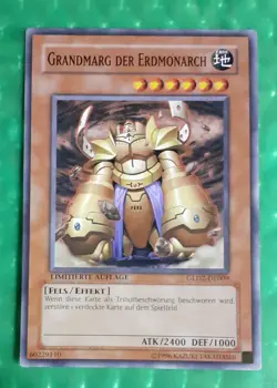 Yu-Gi-Oh GLD2 Grandmarg der Erdmonarch , "near mint", Limitierte Auflage - Neu - Image 1