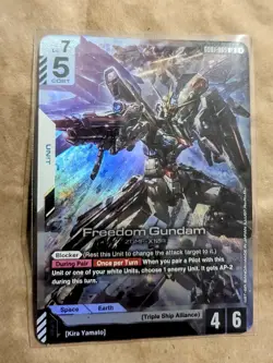 Freedom Gundam - Newtype Rising #GD01-065 LR - NM Holo Foil Gundam Card Game - Image 1